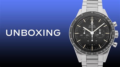 unboxing omega speedmaster